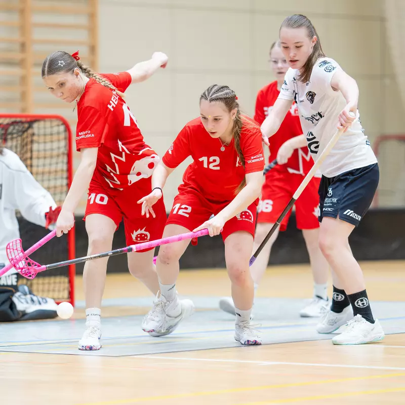 1. liga juniorek - FBC KAMAT Dobruška vs. Florbal Hradec Králové